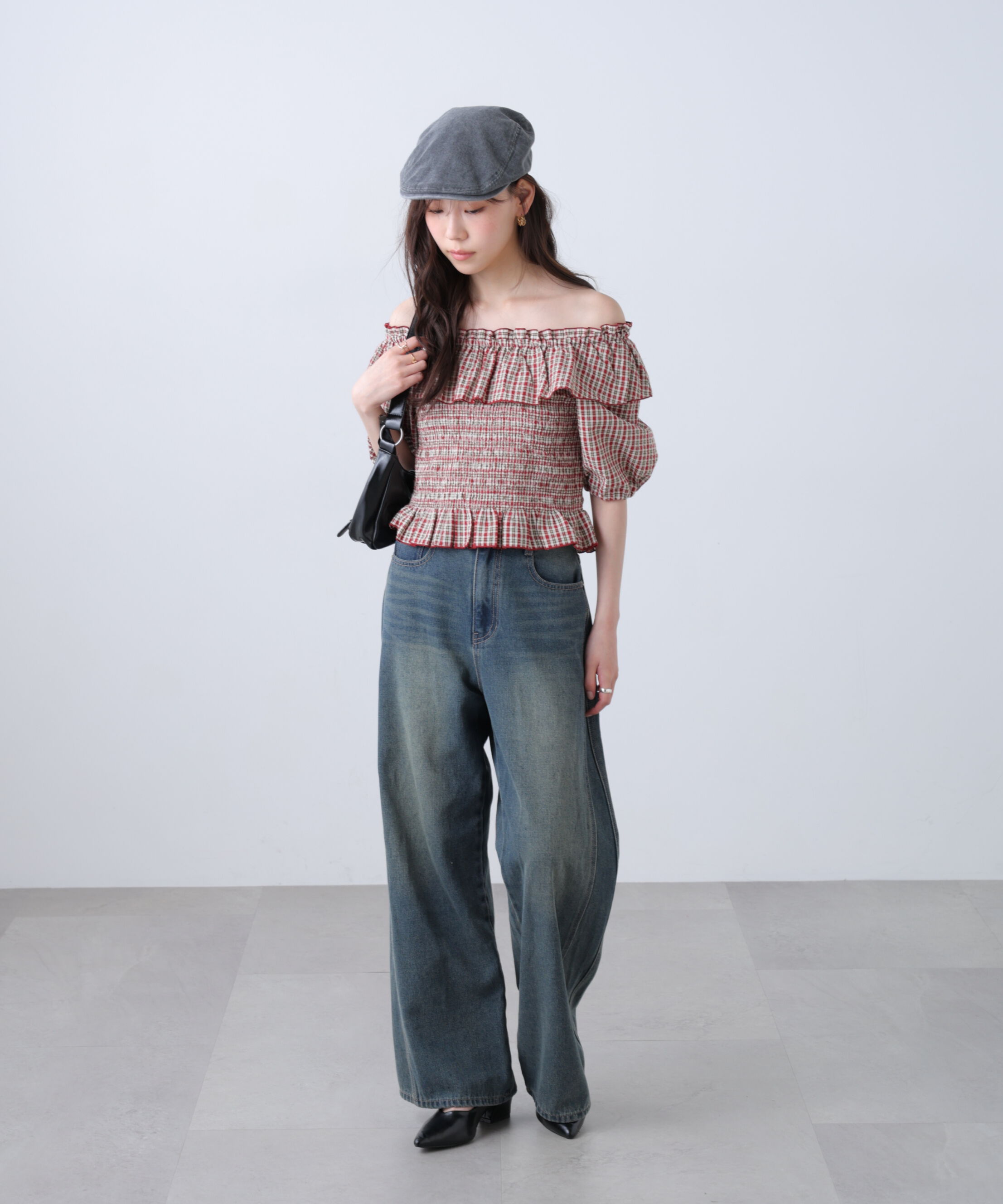  「2wayオフショルペプラムブラウス」|シャツ・ブラウス|