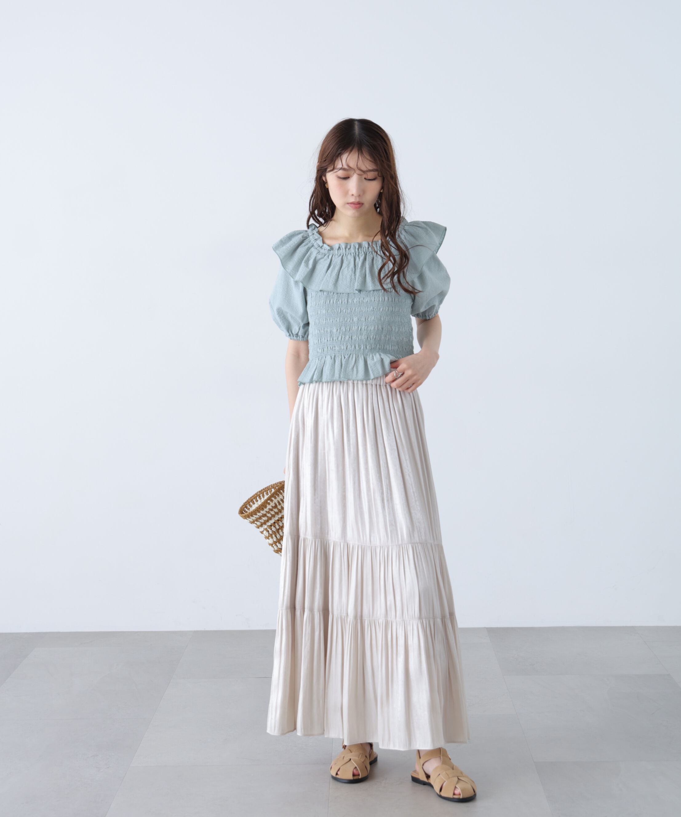  「2wayオフショルペプラムブラウス」|シャツ・ブラウス|