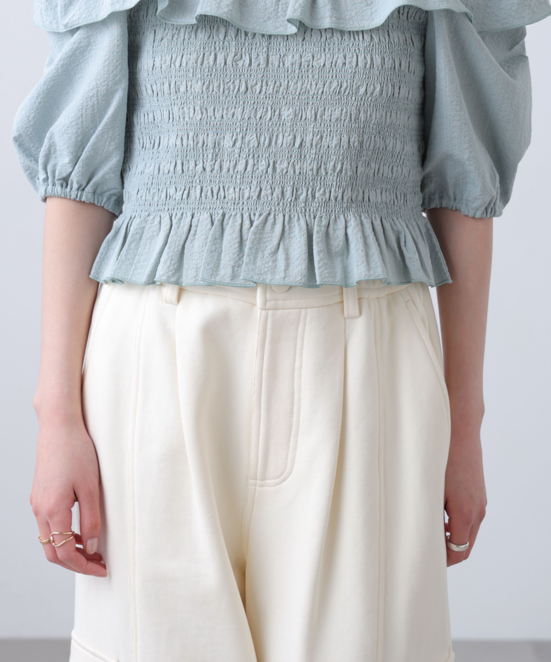  「2wayオフショルペプラムブラウス」|シャツ・ブラウス|