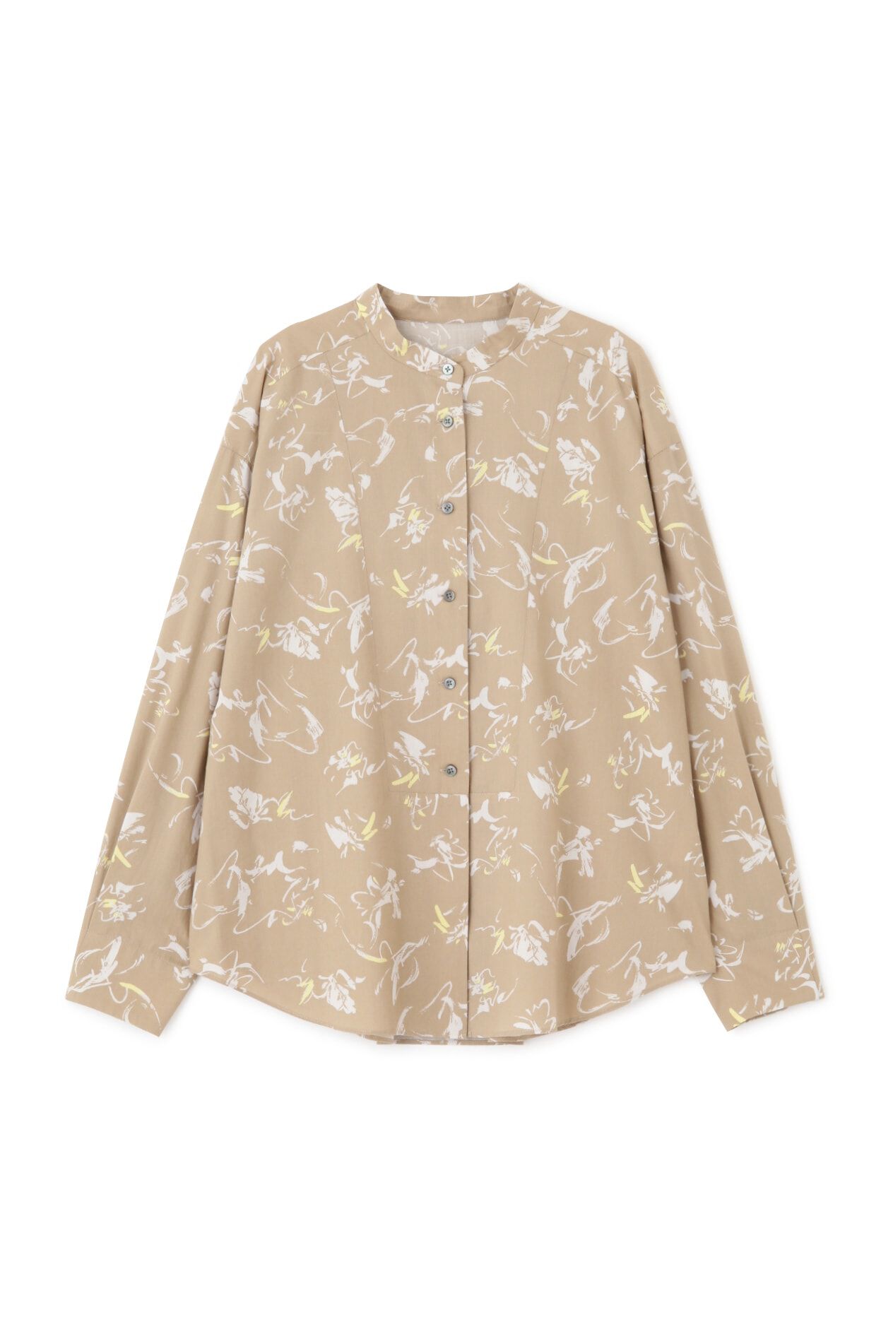  「◆ペイントPTバンドカラーシャツブラウス」|シャツ・ブラウス|