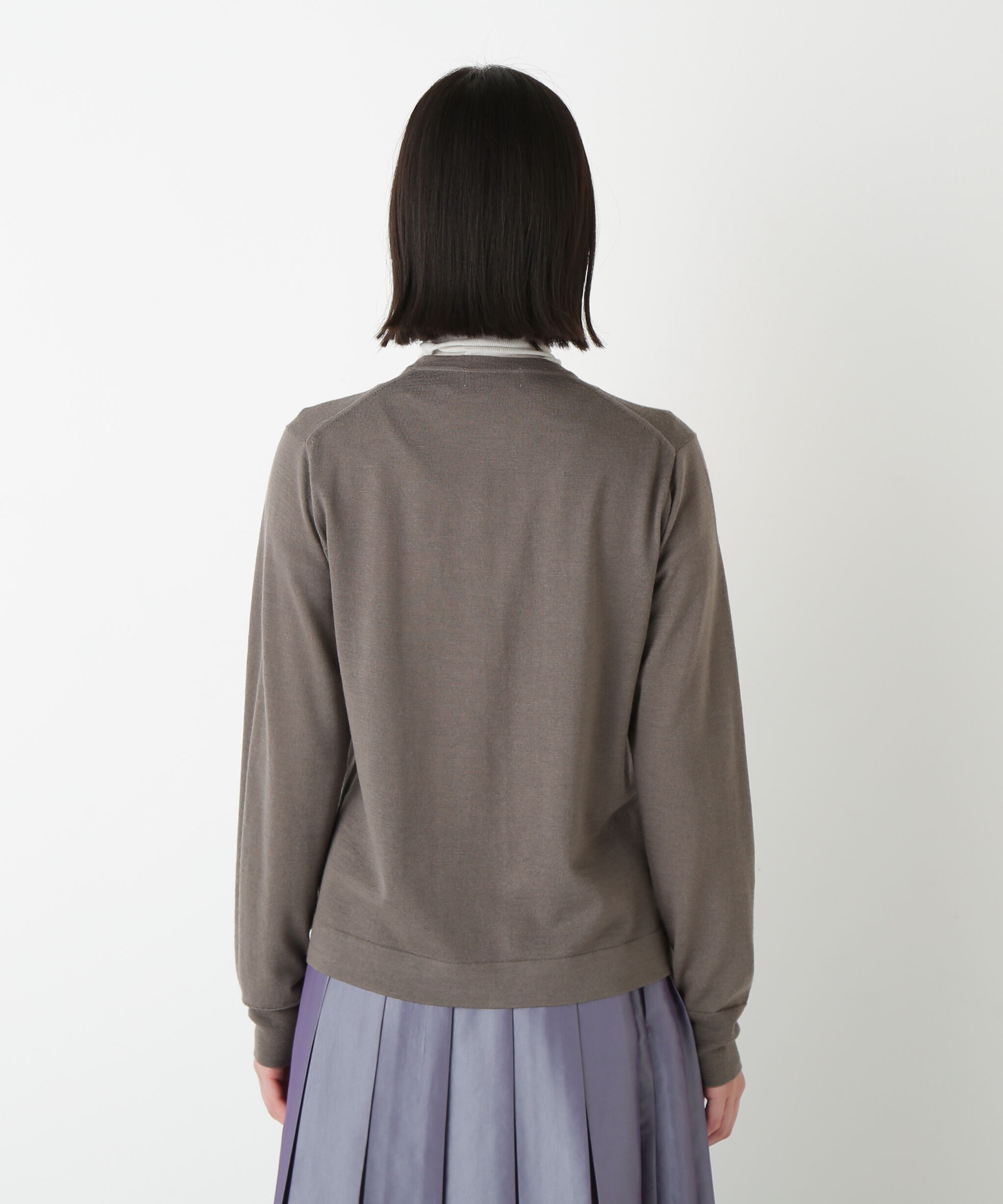  「◆ハイツイストウールクルーネックカーディガン」|ニット・セーター|