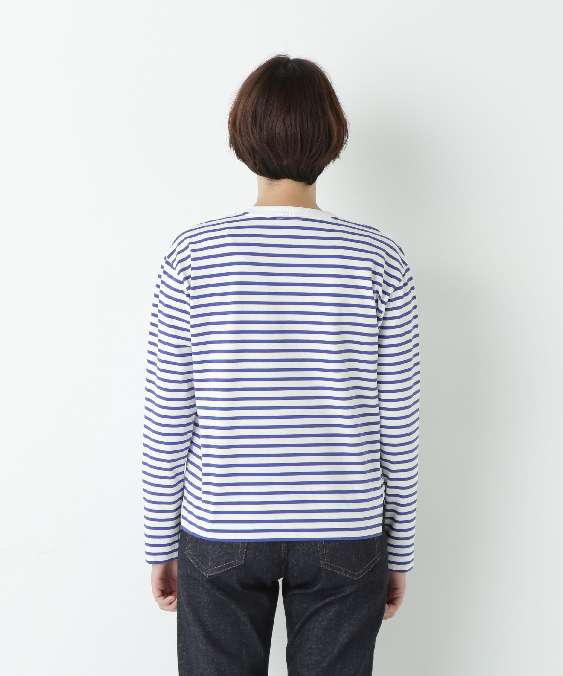  「ボーダーロングスリーブＴシャツ」|Tシャツ・カットソー|