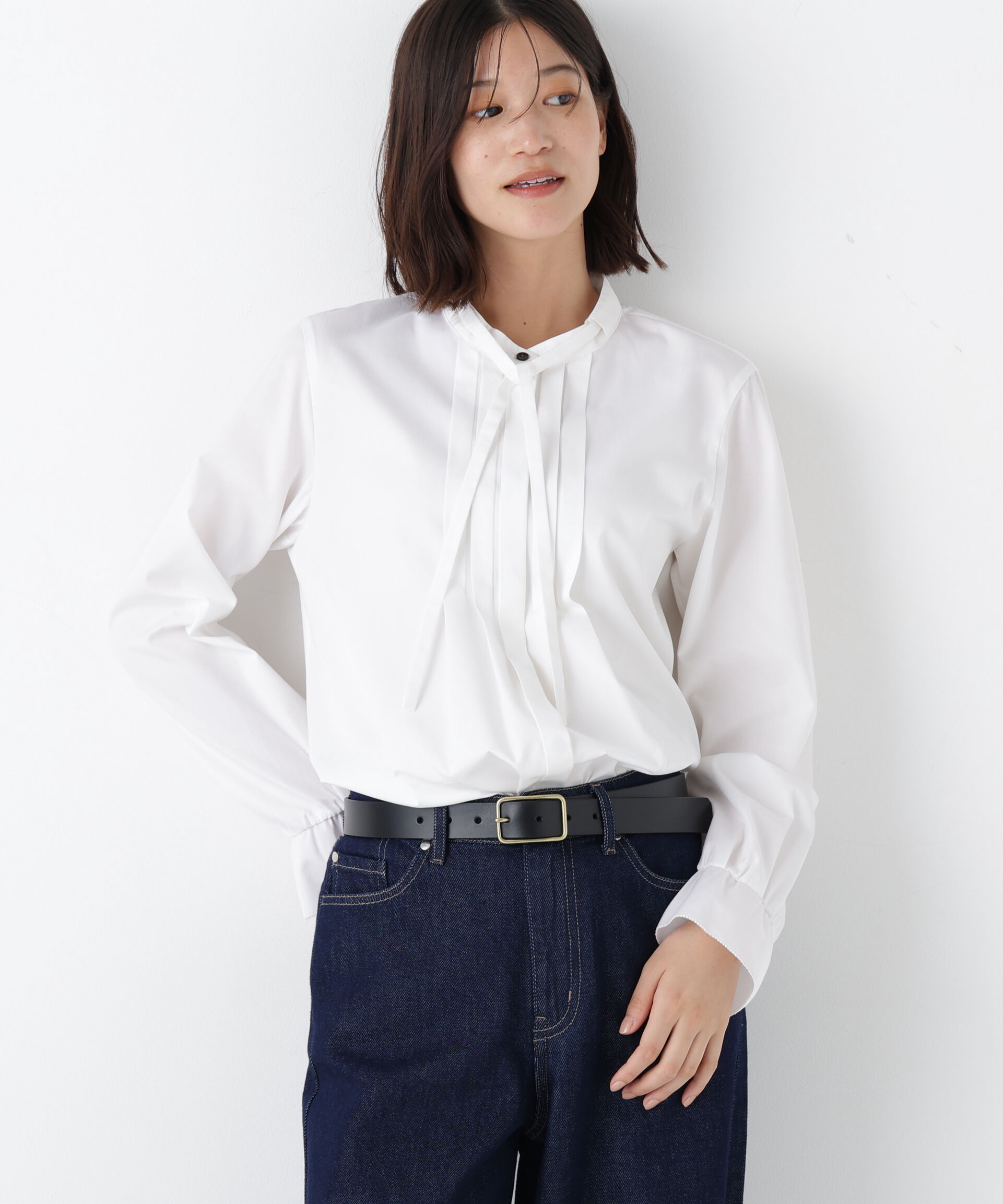  「◆リヨセルブロードタイブラウス」|シャツ・ブラウス|