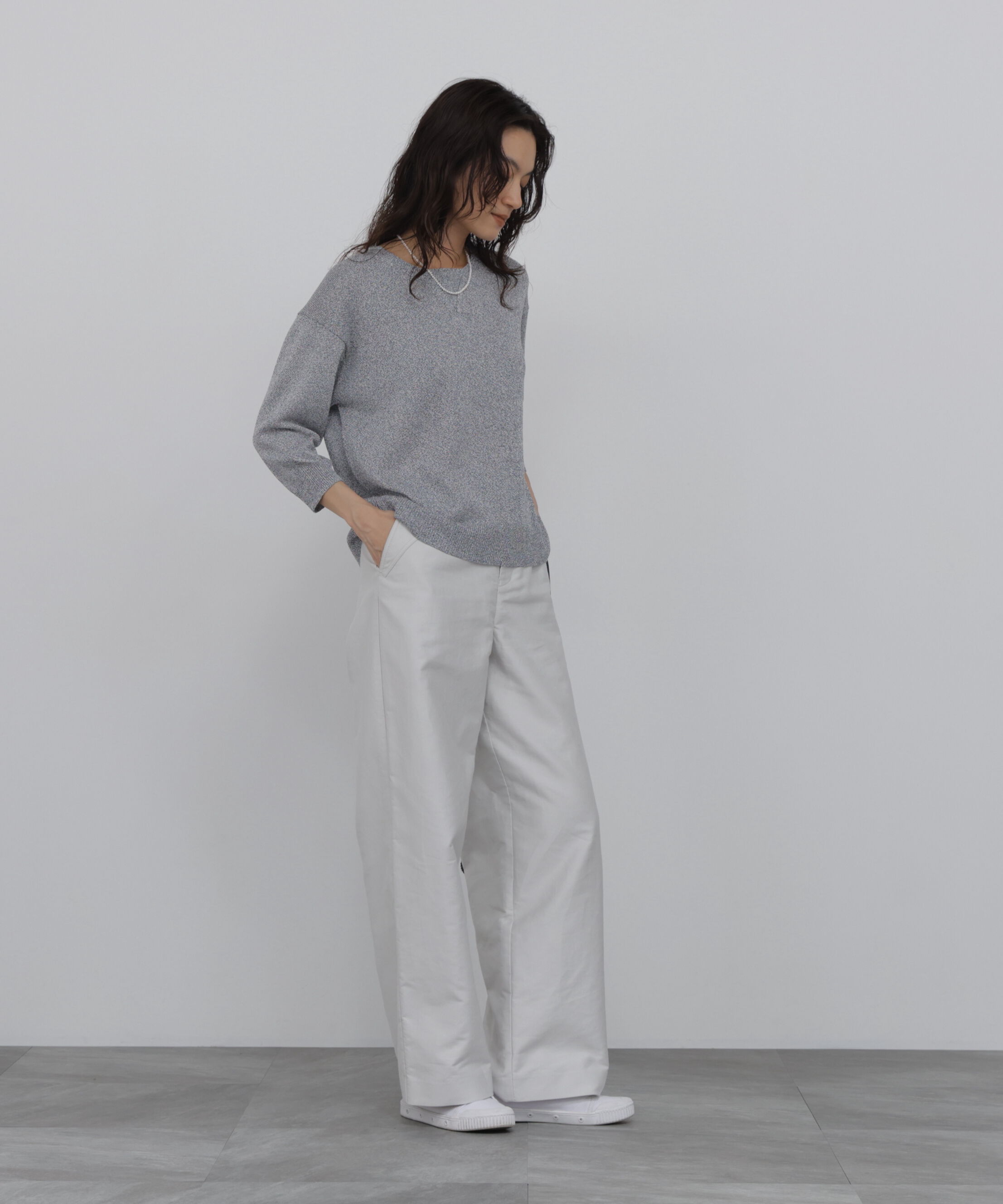  「◆《マルチサイズ/ウォッシャブル》ライトモールスキンセミワイドパンツ」|その他|