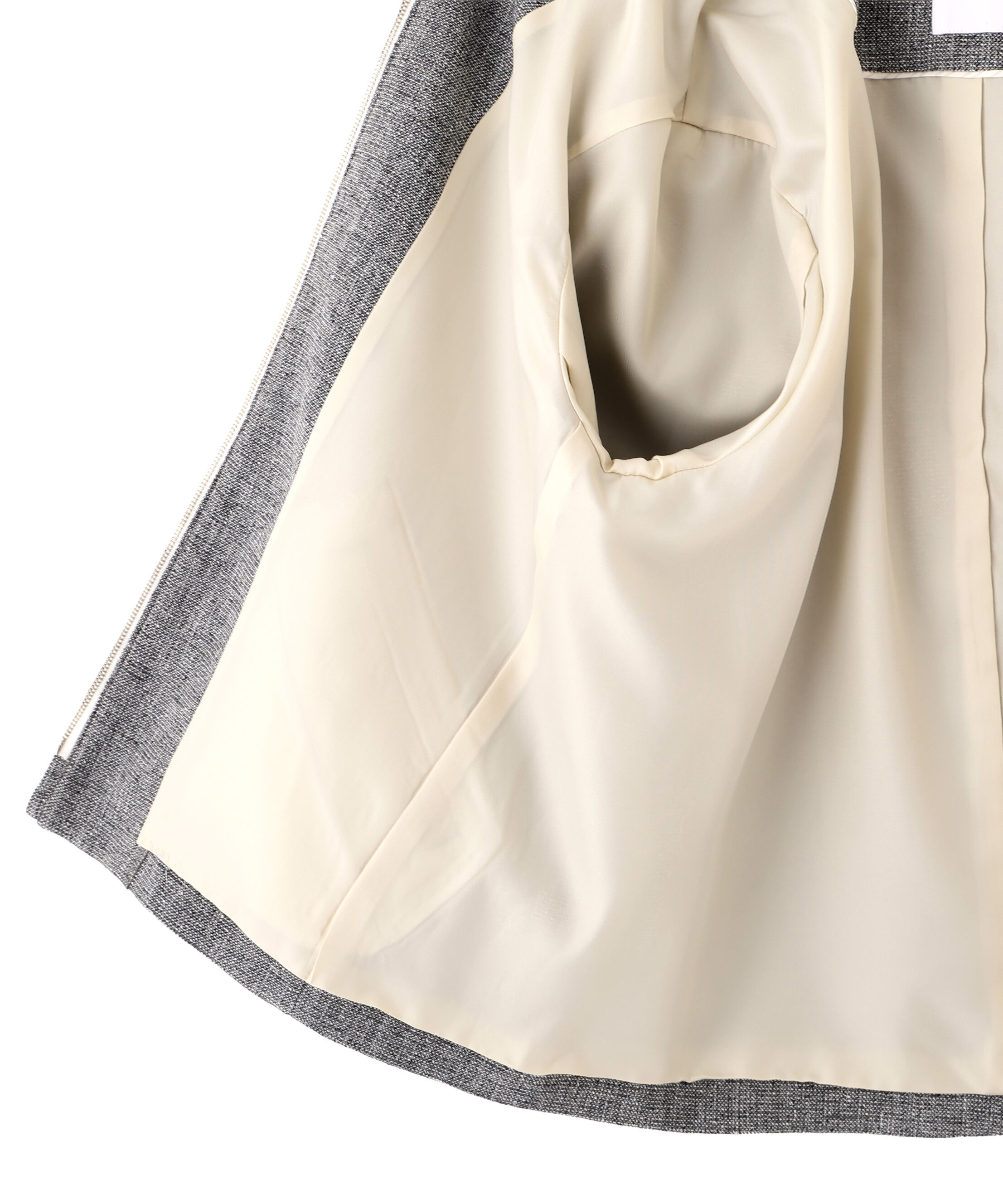  「◆《セットアップ可》リングツィードノーカラーブルゾン」|ブルゾン・スタジャン|