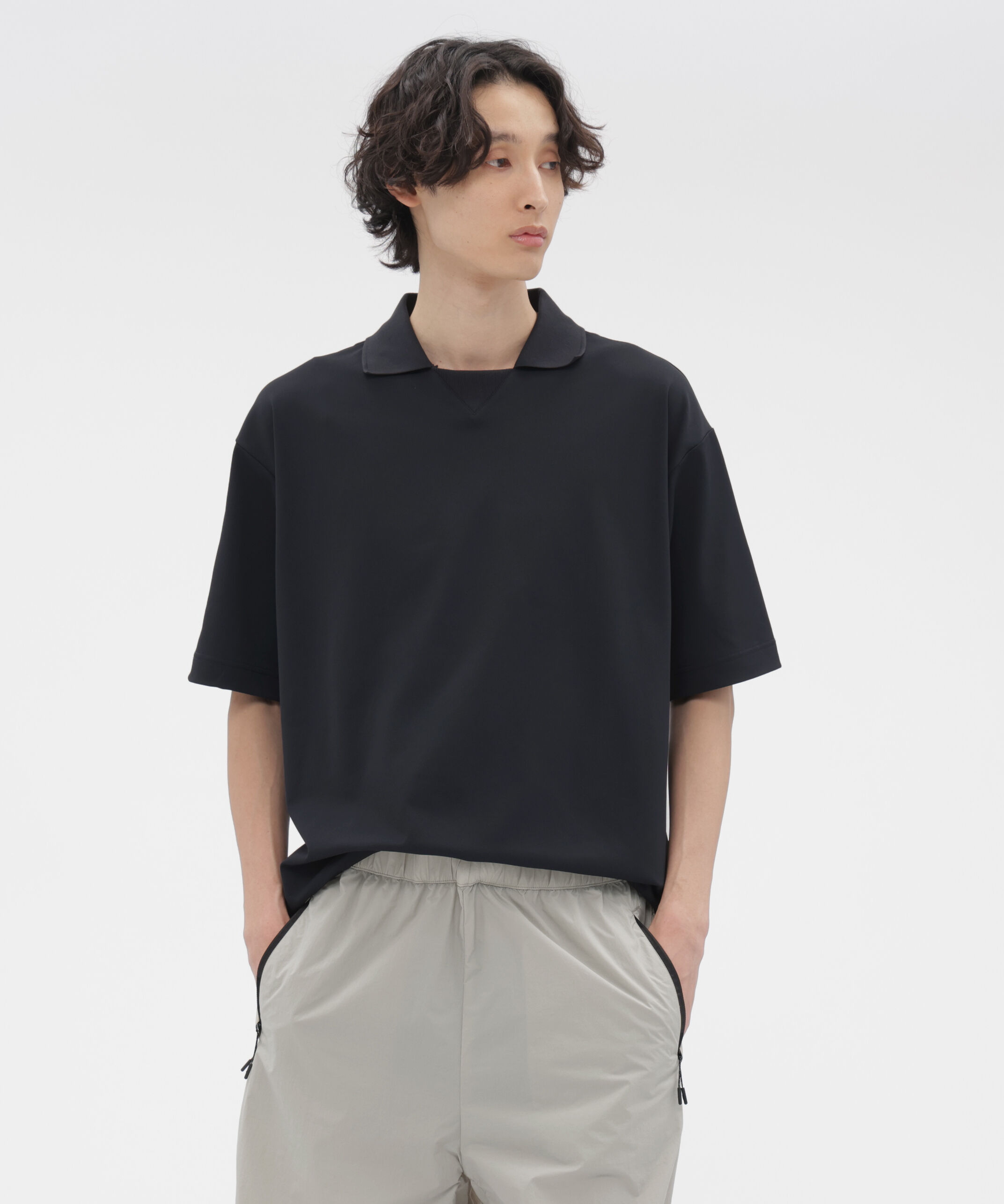 MARGARET HOWELL「HIGHDENCE MESH JERSEY TOP」|Tシャツ・カットソー|