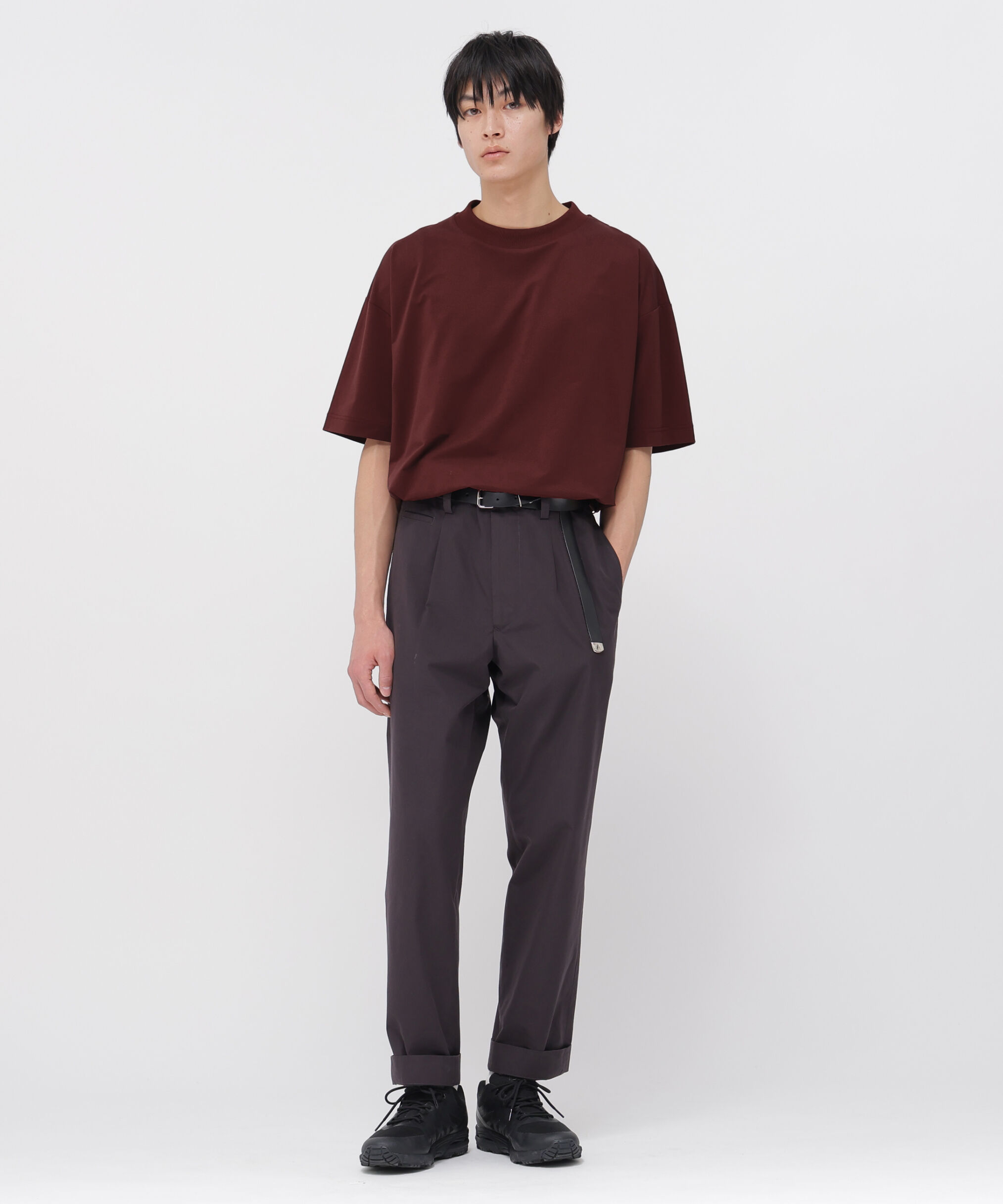 MARGARET HOWELL「HIGHDENCE PIQUE JERSEY TOP」|Tシャツ・カットソー|