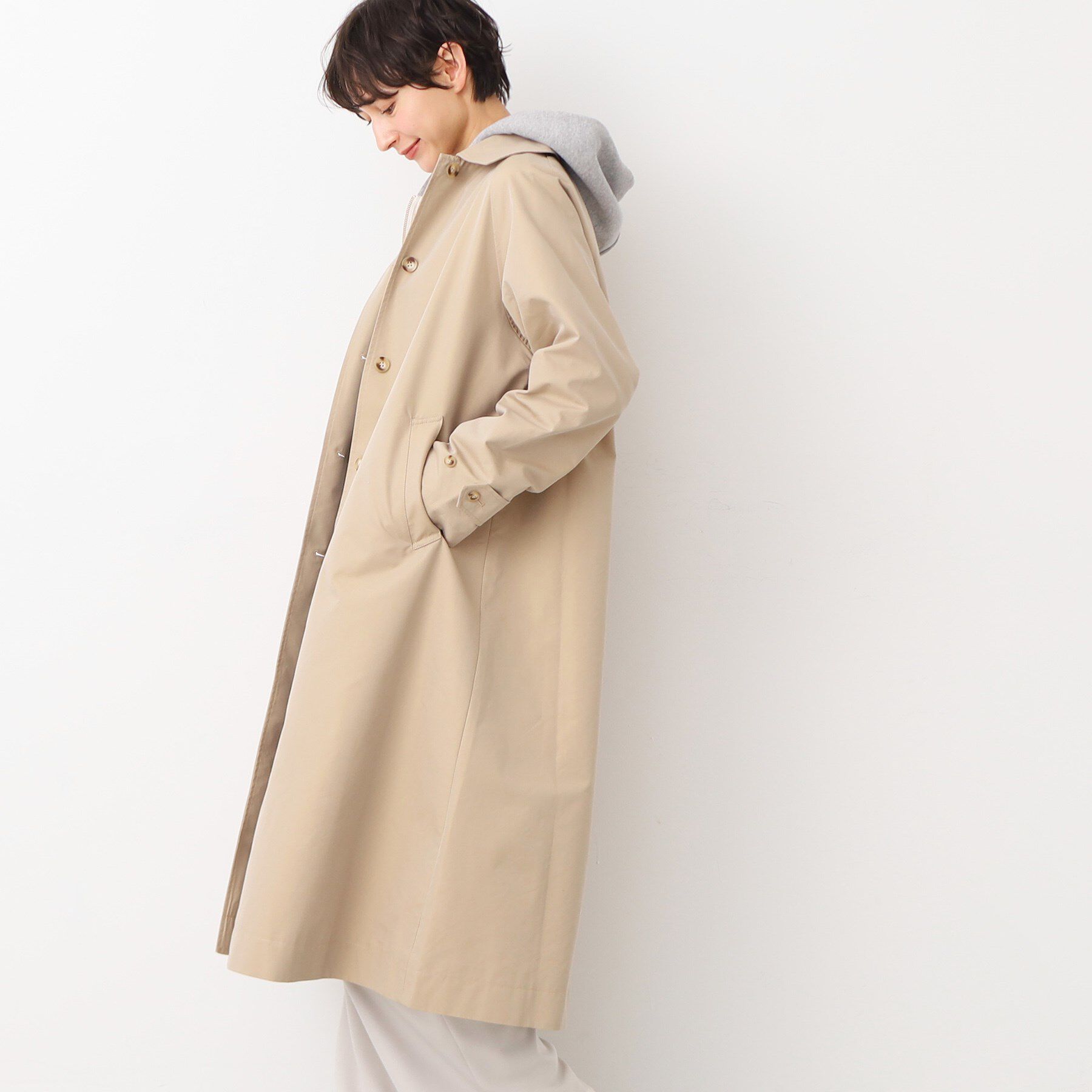 Dessin「【洗える】ステンカラーコート（S～L）」|ステンカラーコート|