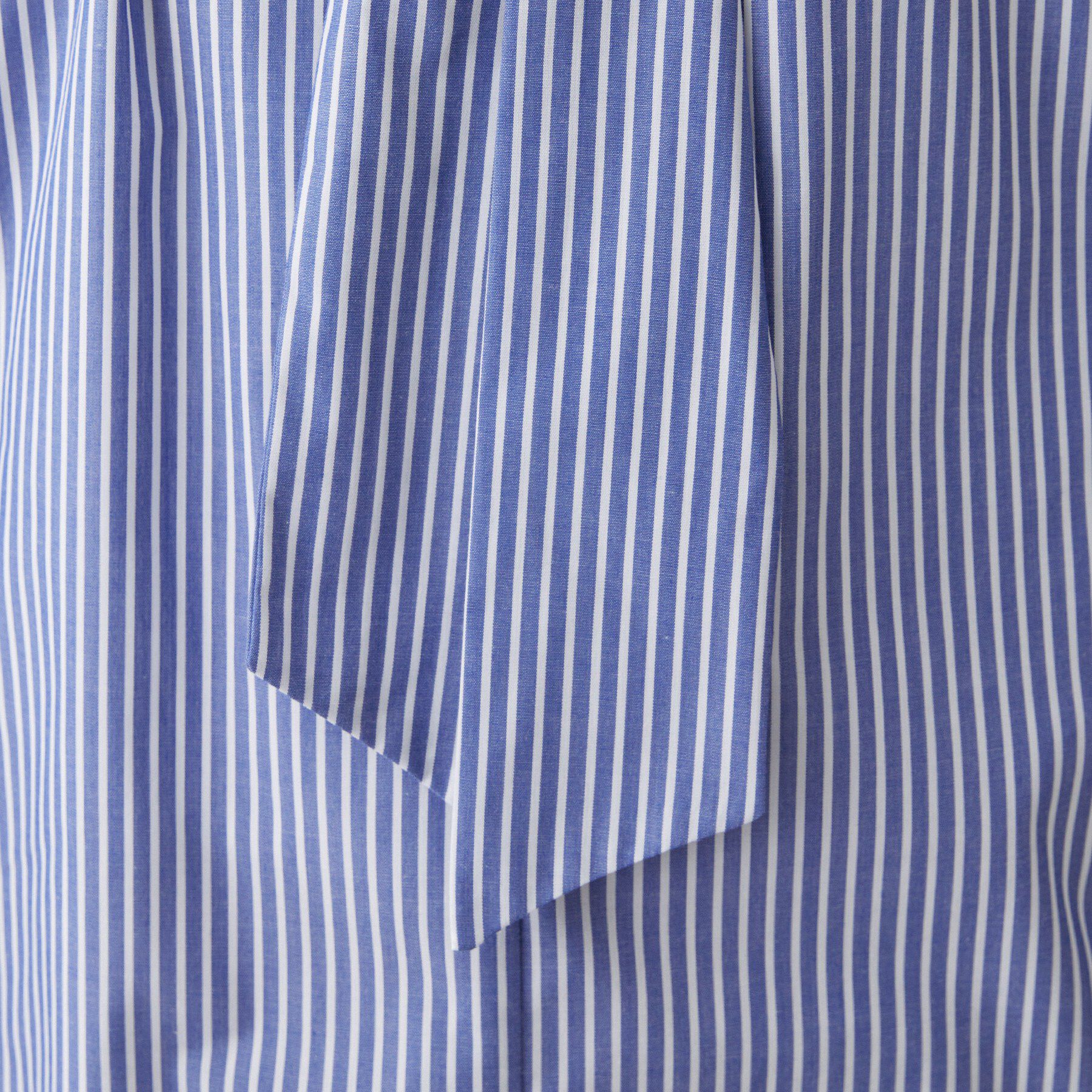 Dessin「【洗える】フリルボウタイストライプブラウス」|シャツ・ブラウス|