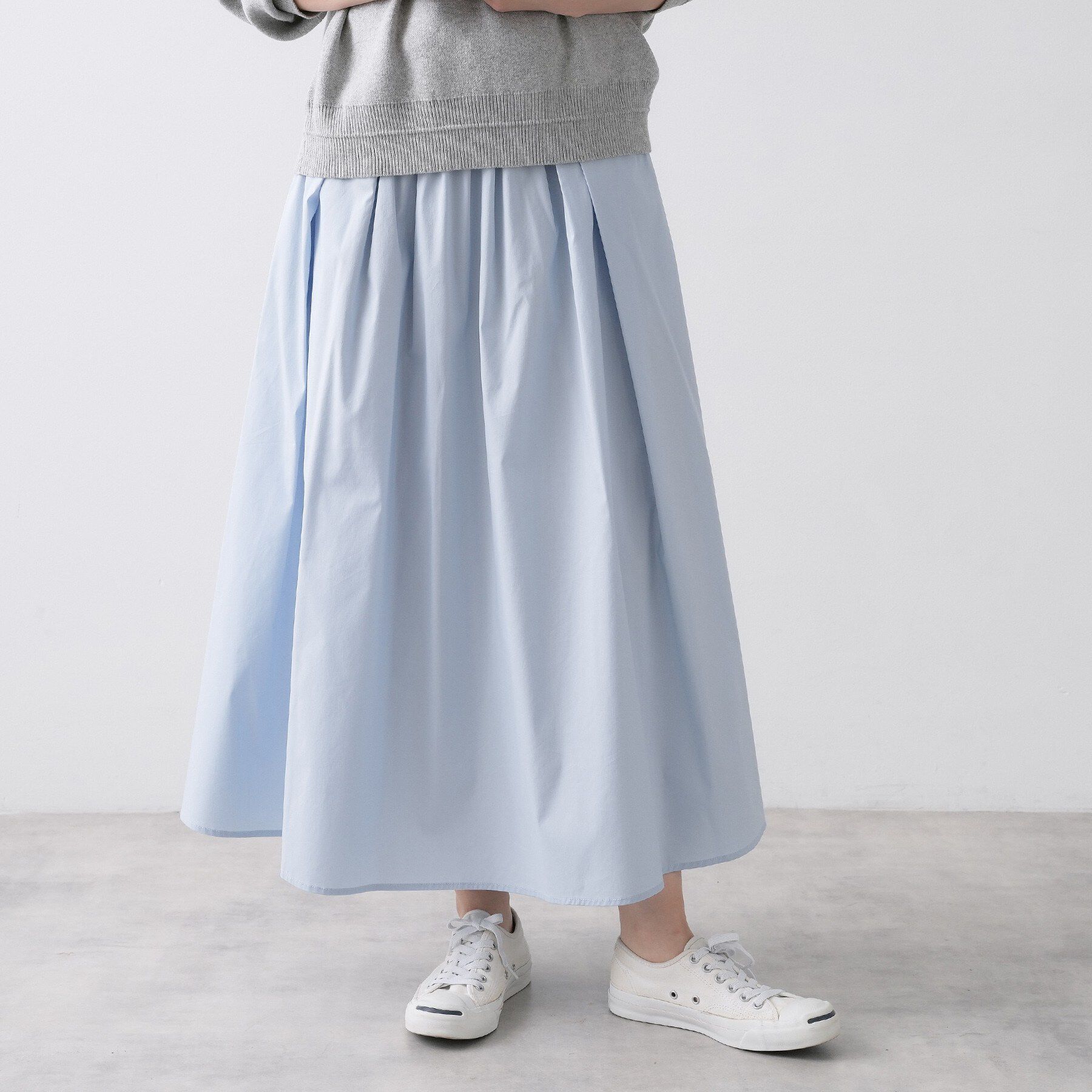 Dessin「【洗える】タックギャザーフレアスカート」|スカート|