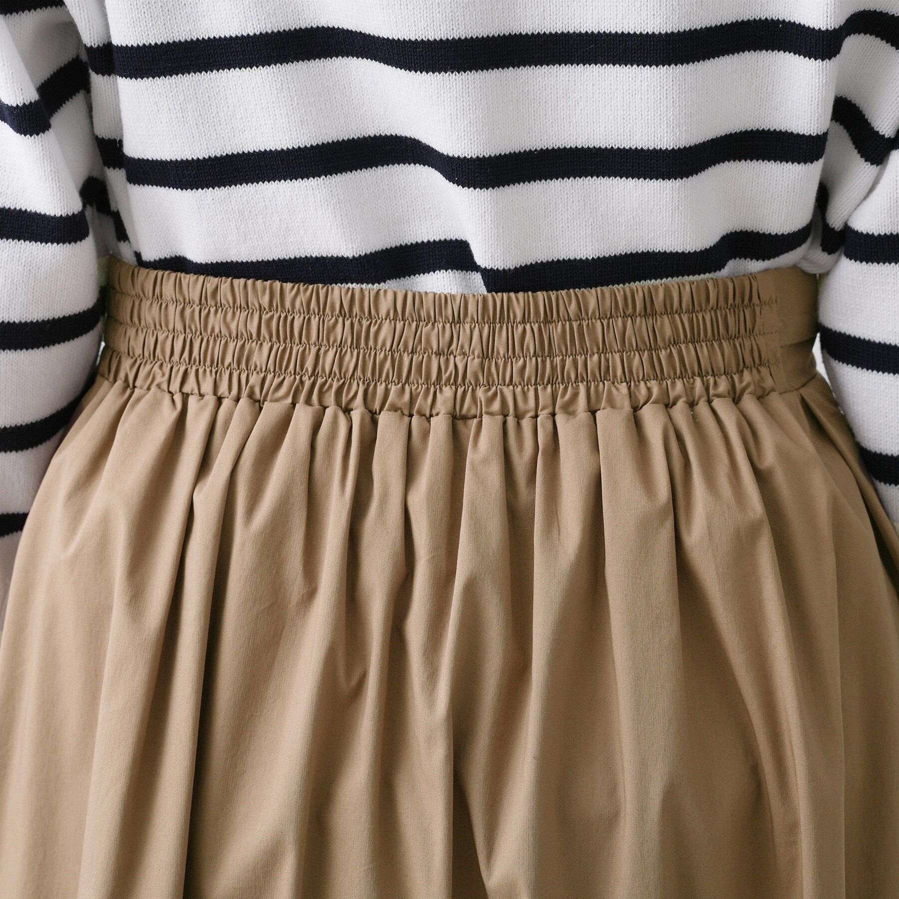 Dessin「【洗える】タックギャザーフレアスカート」|スカート|