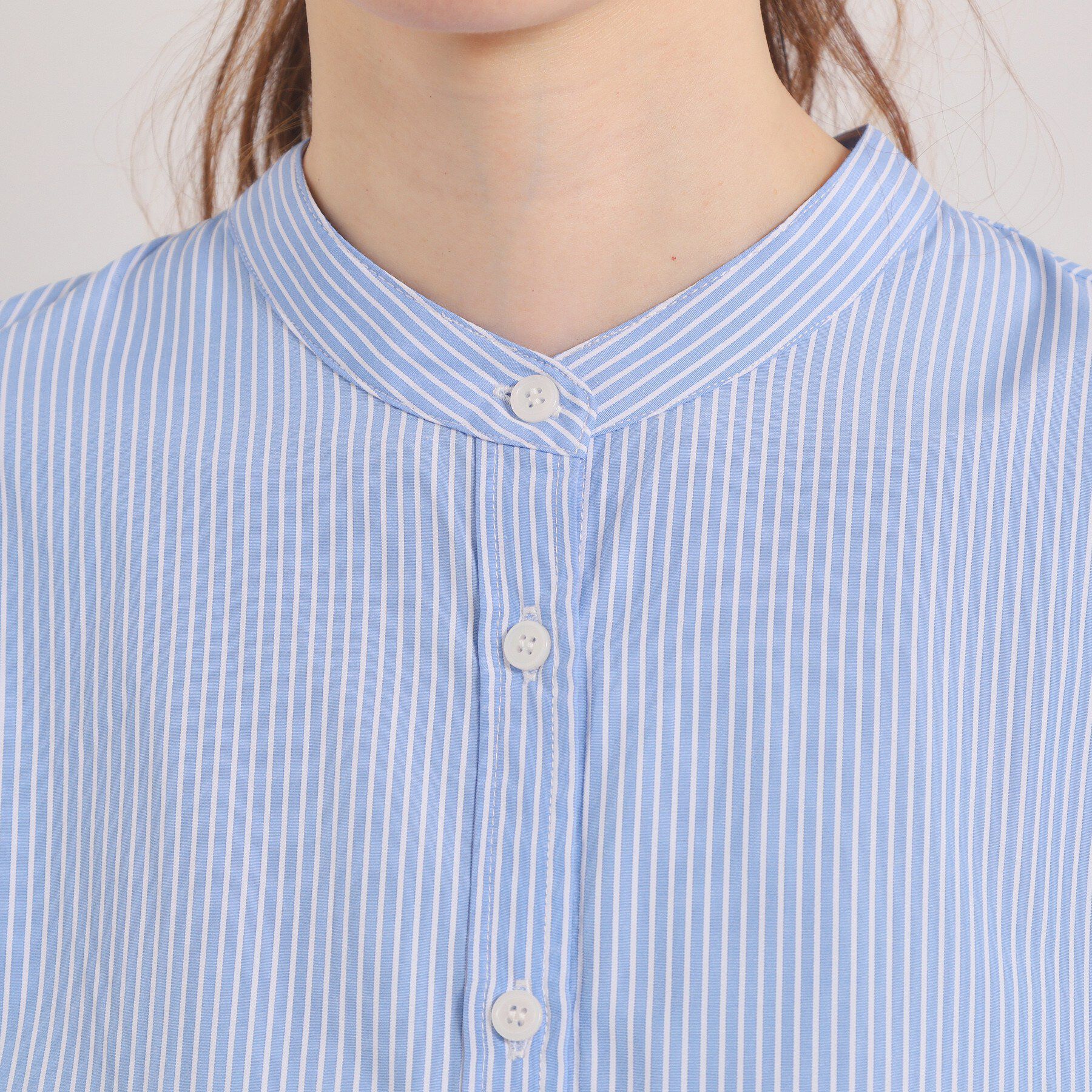 ITS&rsquo;DEMO「【手洗い可】2wayストライプブラウス」|シャツ・ブラウス|