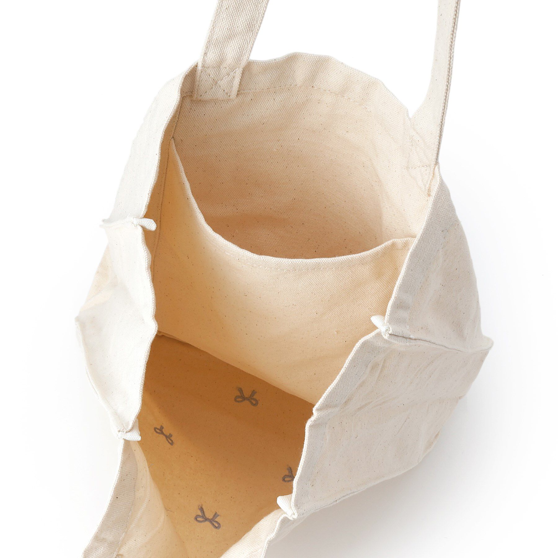 Ober Tashe「【新生活・新学期】リボン刺繍キャンバストートバッグ」|トートバッグ|