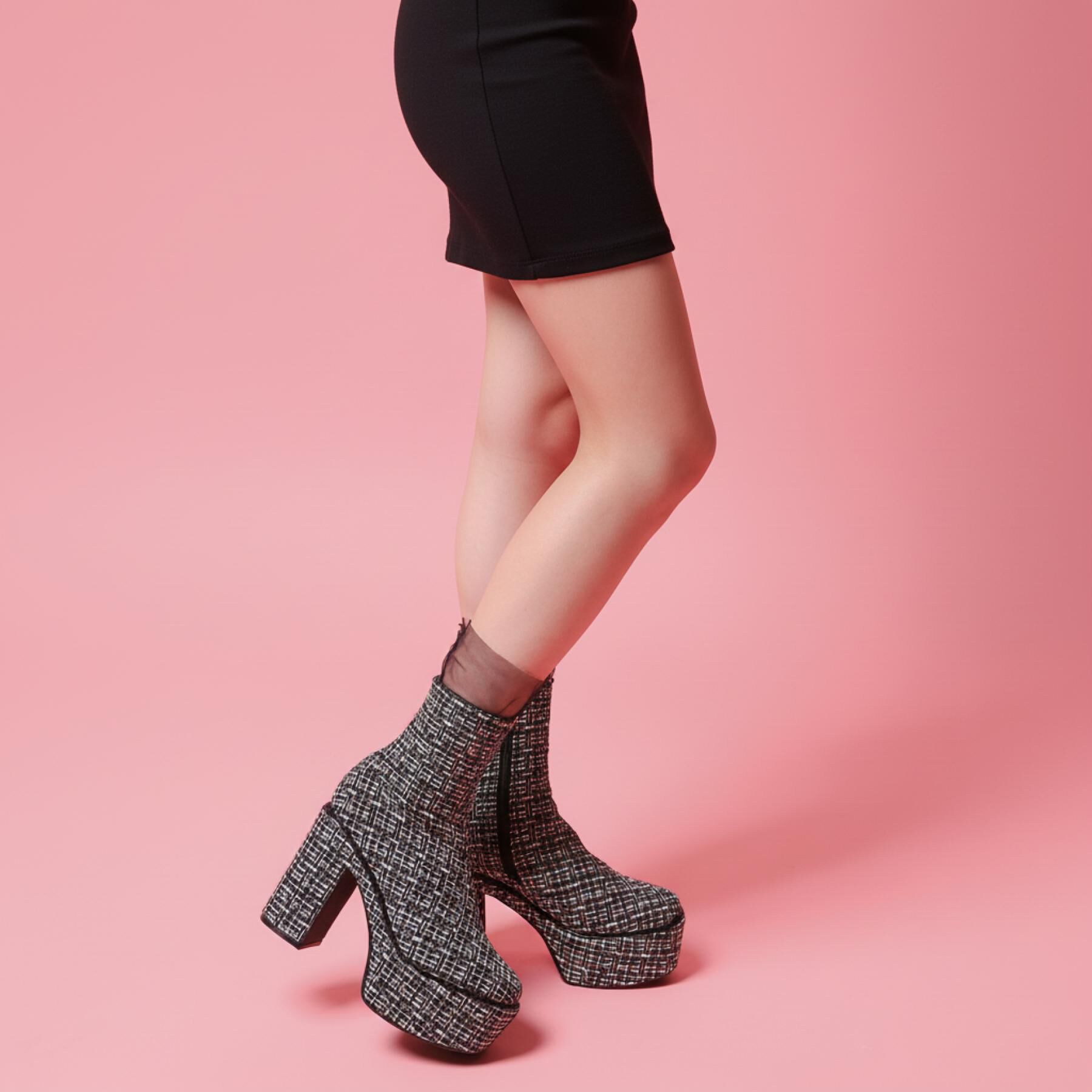 csT&P「厚底シンプルブーツ」|ショートブーツ|