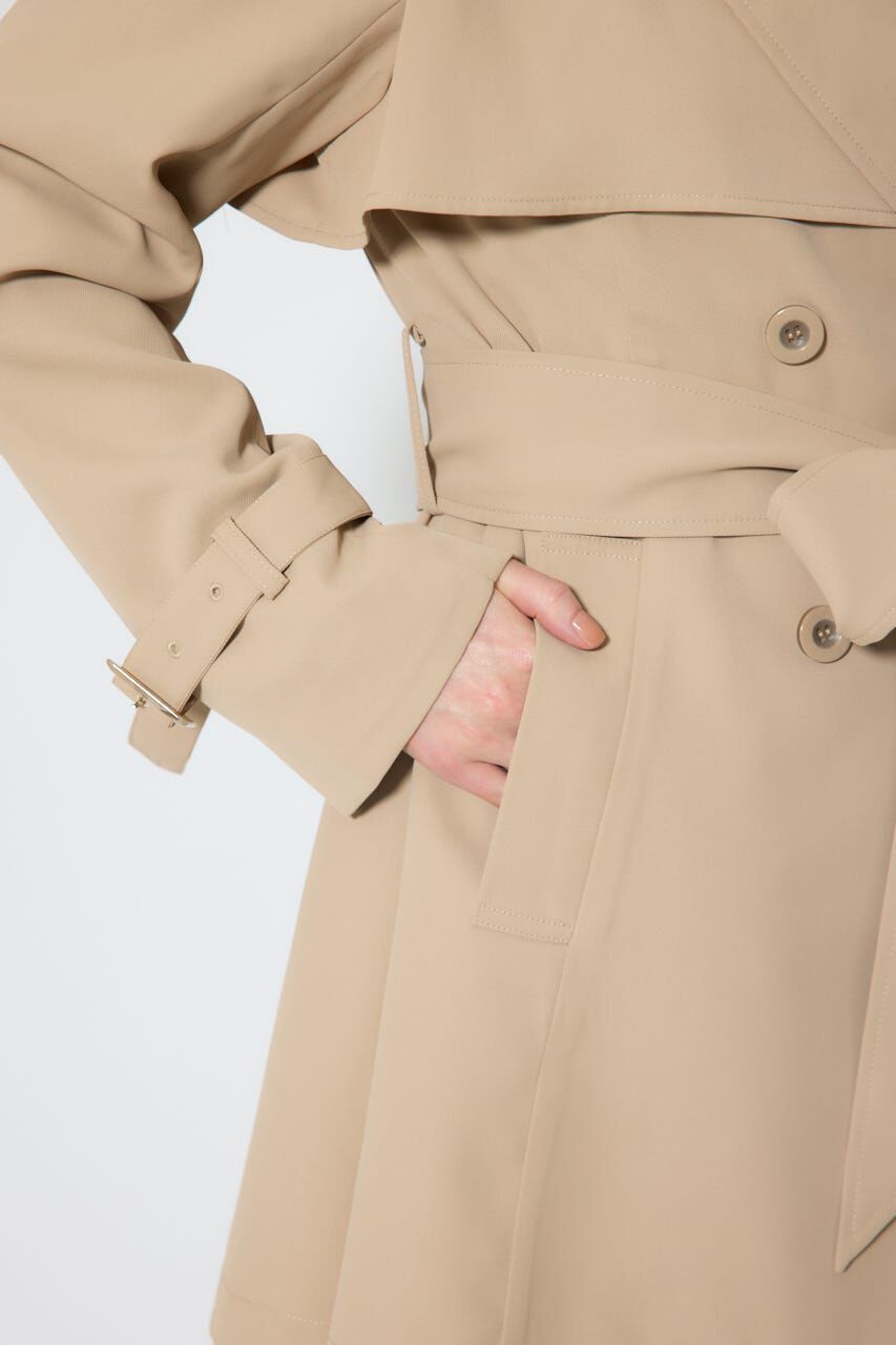 rienda「フラップフレアトレンチコート」|その他|