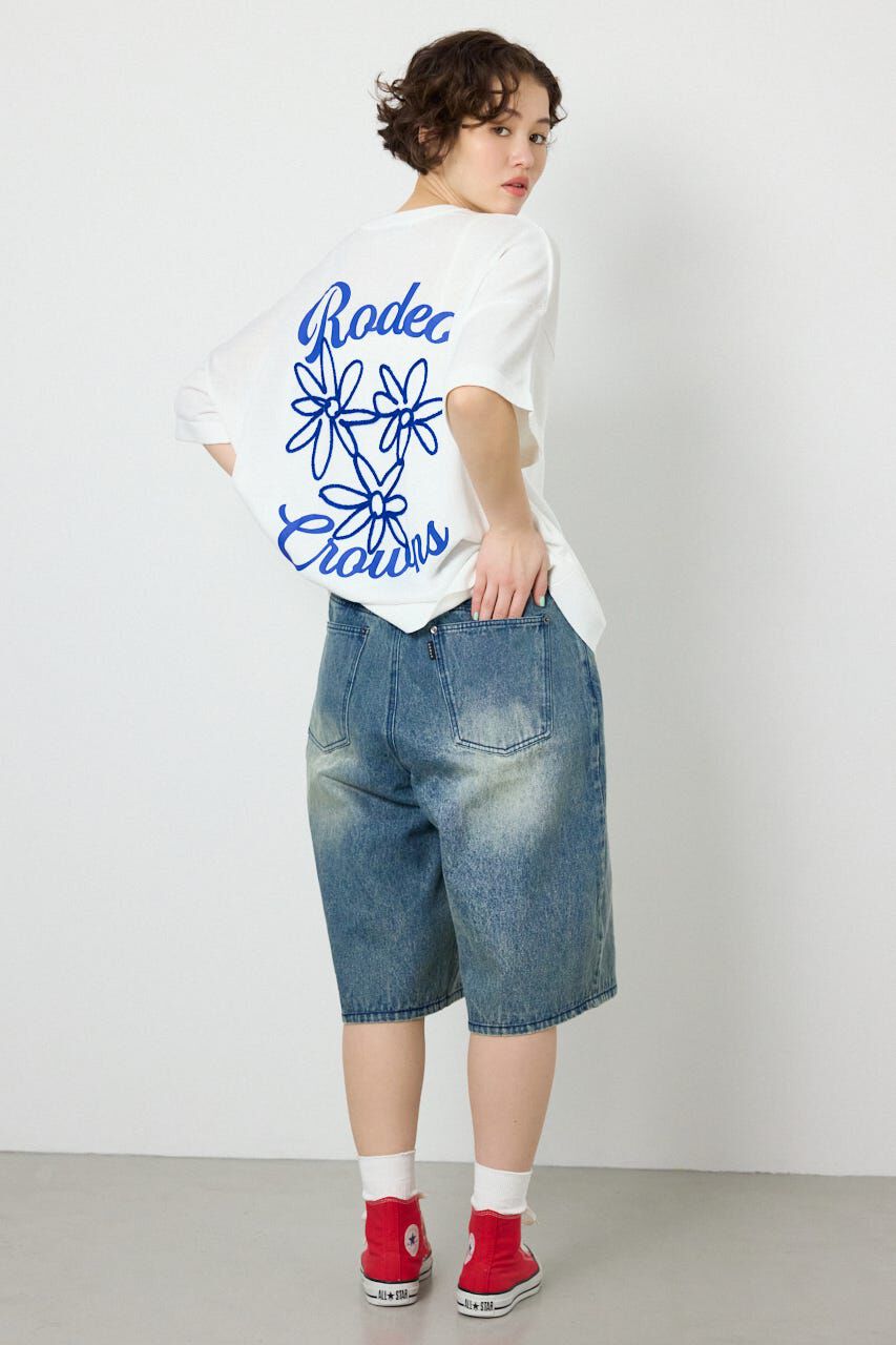 RODEO CROWNS「フラワーロゴニットトップス」|ニット・セーター|