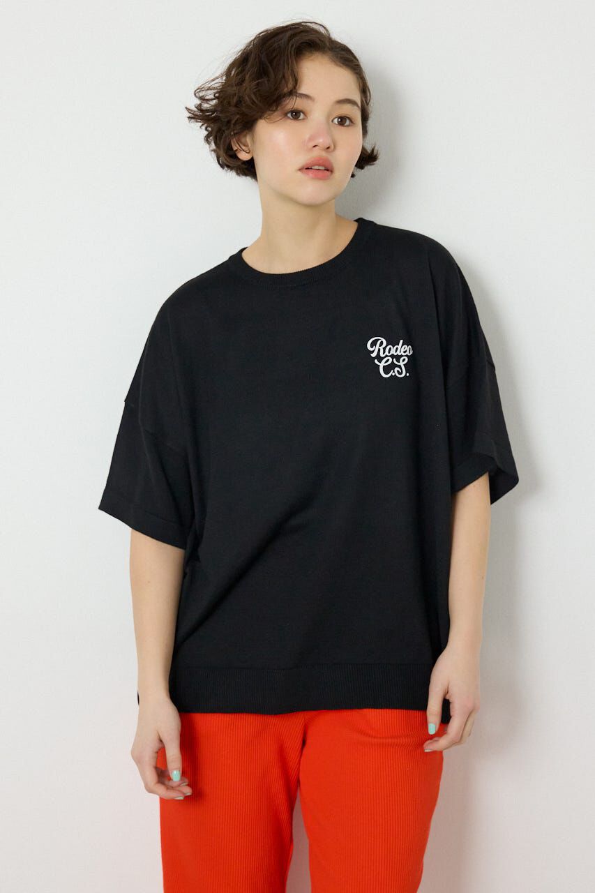 RODEO CROWNS「フラワーロゴニットトップス」|ニット・セーター|