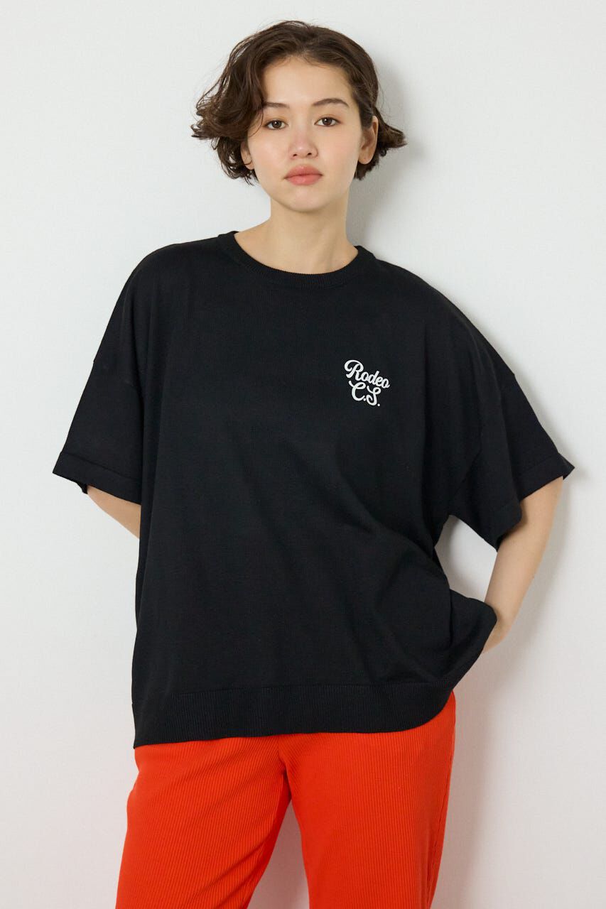 RODEO CROWNS「フラワーロゴニットトップス」|ニット・セーター|