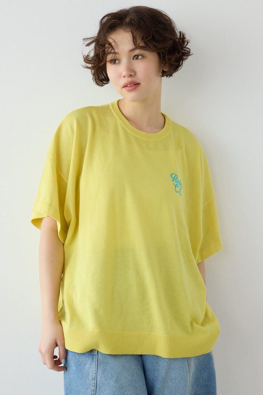 RODEO CROWNS「フラワーロゴニットトップス」|ニット・セーター|