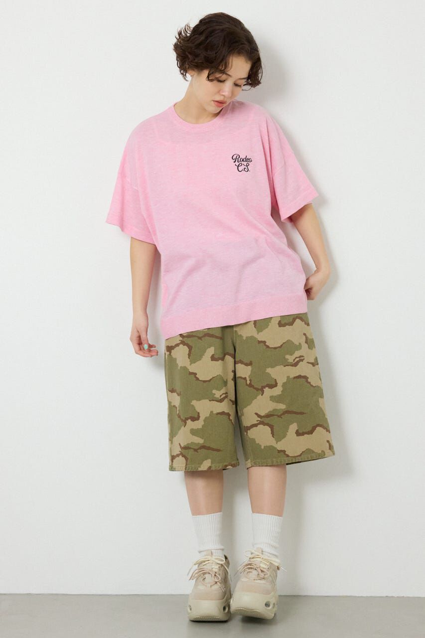 RODEO CROWNS「フラワーロゴニットトップス」|ニット・セーター|