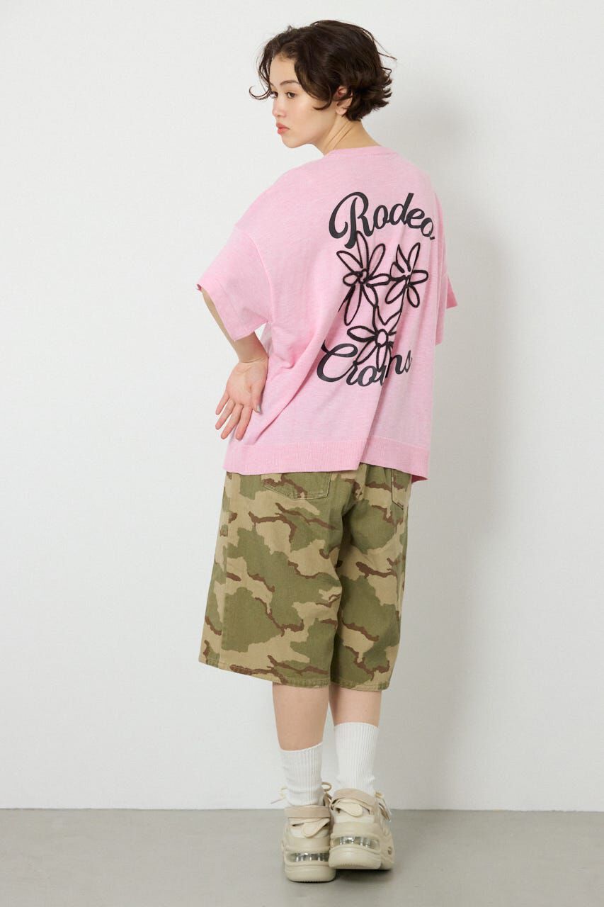 RODEO CROWNS「フラワーロゴニットトップス」|ニット・セーター|