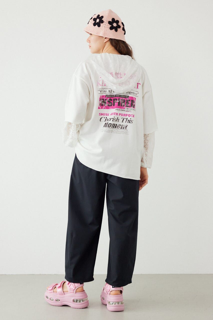 RODEO CROWNS「ミニ裏毛ハーフスリーブトップス」|Tシャツ・カットソー|