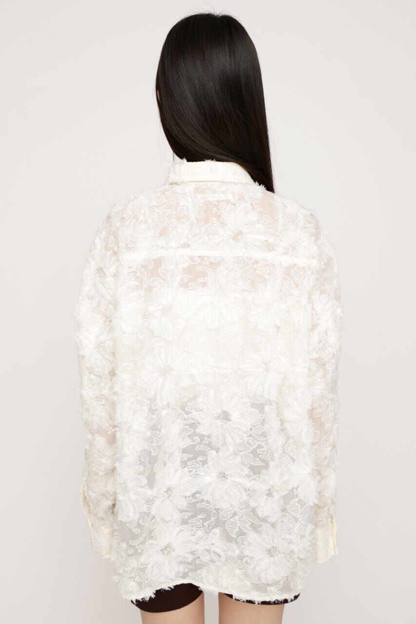 SLY「LOOSE LACE シャツ」|シャツ・ブラウス|