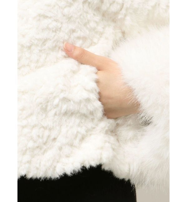 LAGUNAMOON「ビッグカラーエコファージャケット」|その他|