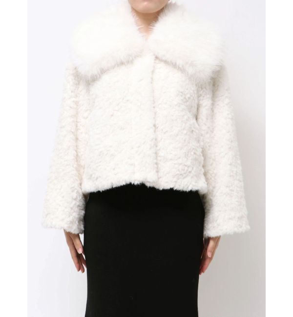 LAGUNAMOON「ビッグカラーエコファージャケット」|その他|