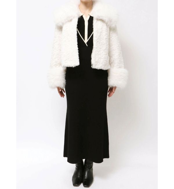 LAGUNAMOON「ビッグカラーエコファージャケット」|その他|