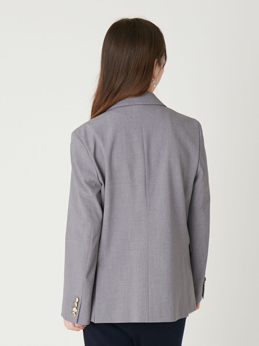 FRAY I.D「ダブルブレストシンプルジャケット／ウォッシャブル」|テーラードジャケット|