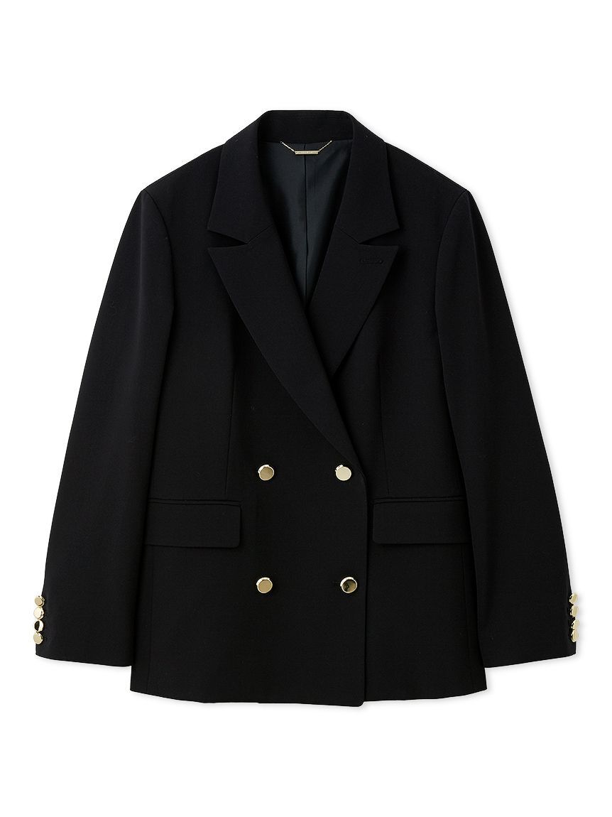 FRAY I.D「ダブルブレストシンプルジャケット／ウォッシャブル」|テーラードジャケット|NVY