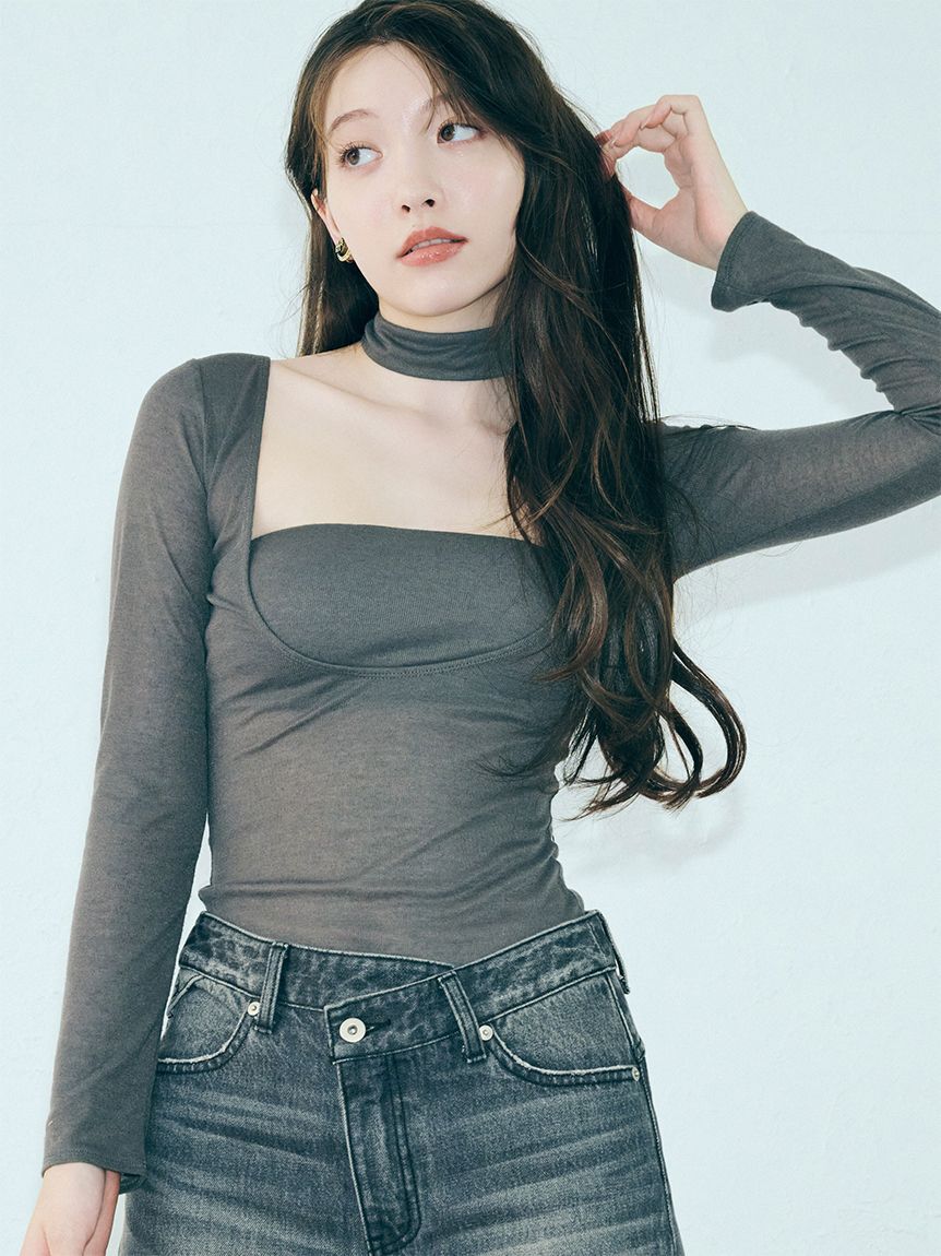 LILY BROWN Lingerie「【LILY BROWN Lingerie】バンドゥ付き2wayボディスーツ」|インナー|