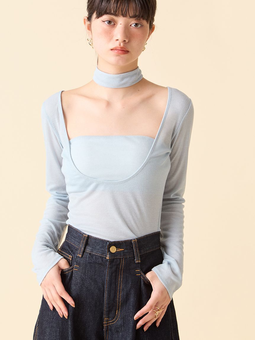 LILY BROWN Lingerie「【LILY BROWN Lingerie】バンドゥ付き2wayボディスーツ」|インナー|