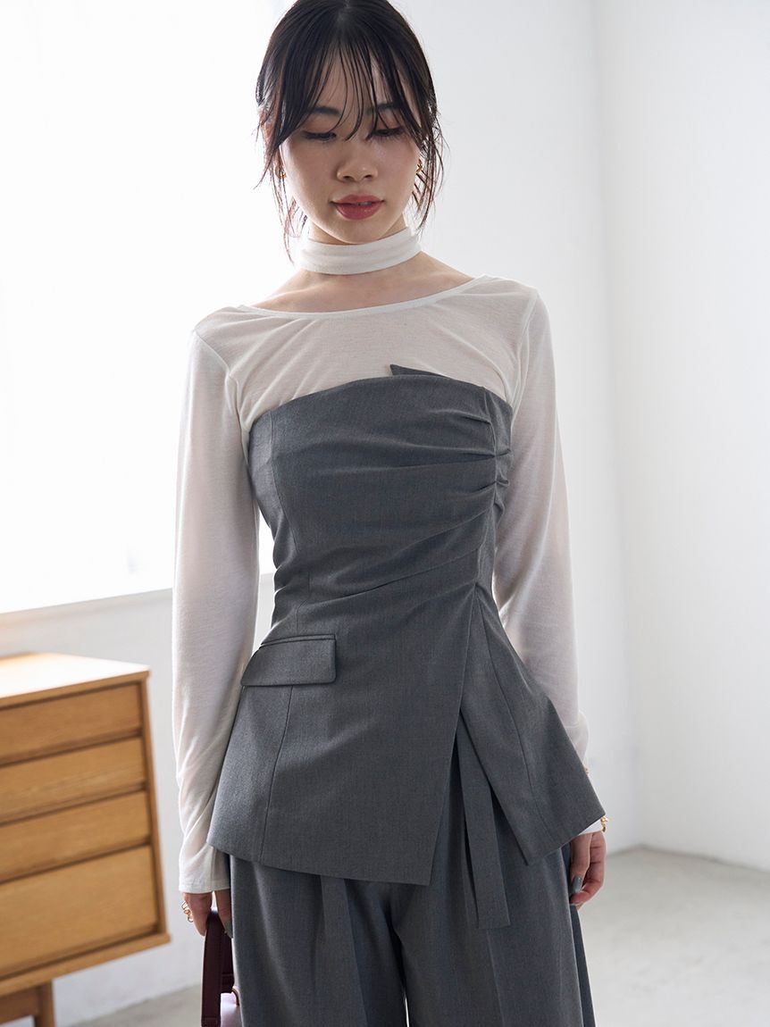 LILY BROWN Lingerie「【LILY BROWN Lingerie】バンドゥ付き2wayボディスーツ」|インナー|