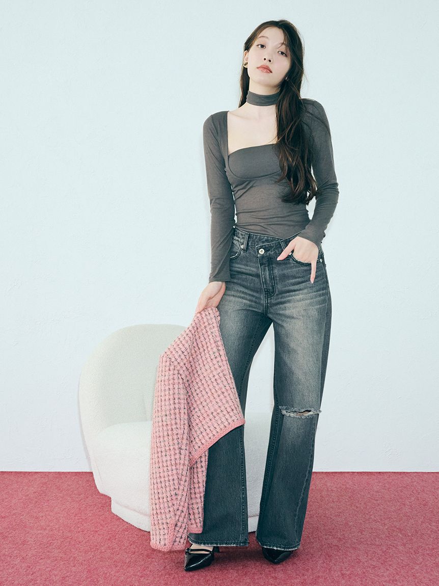 LILY BROWN Lingerie「【LILY BROWN Lingerie】バンドゥ付き2wayボディスーツ」|インナー|