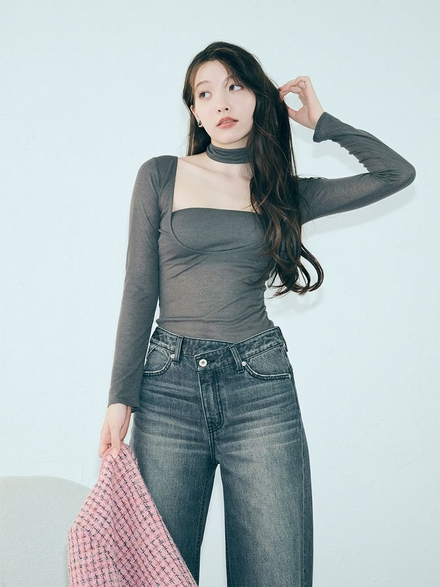 LILY BROWN Lingerie「【LILY BROWN Lingerie】バンドゥ付き2wayボディスーツ」|インナー|