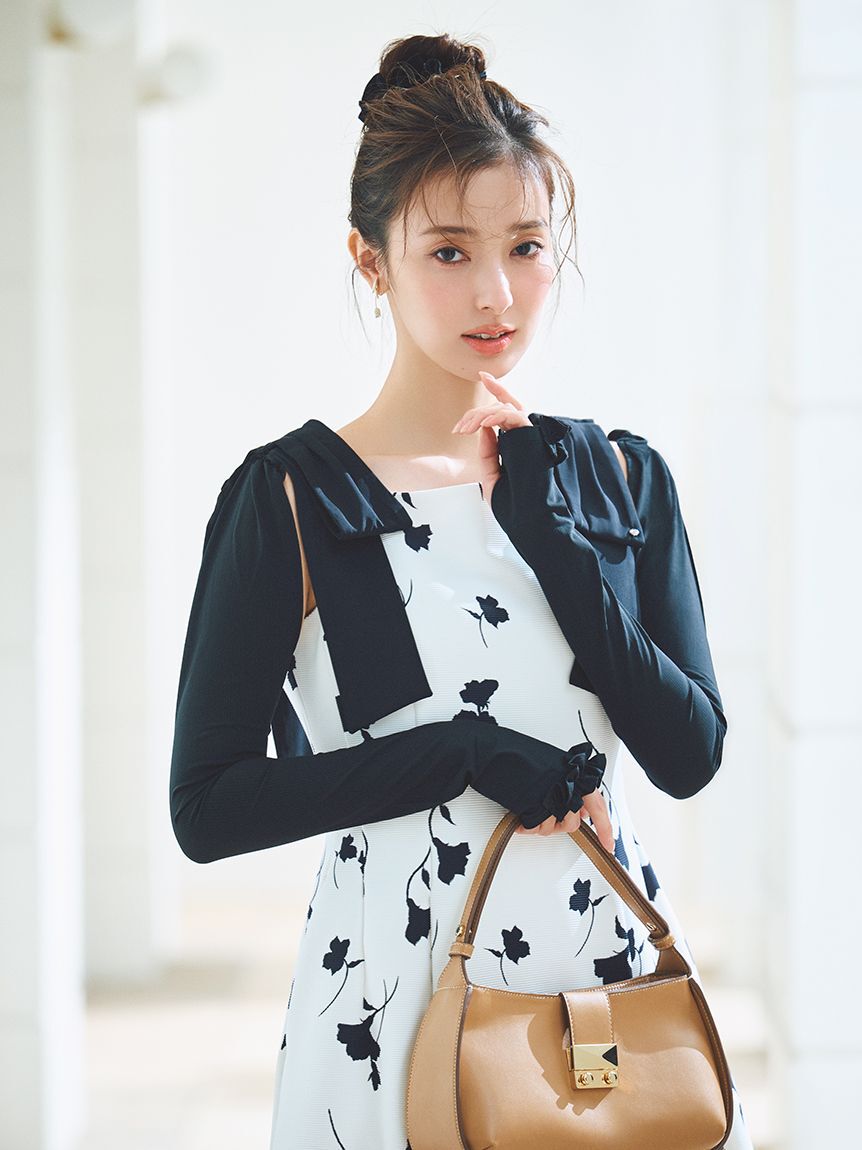 CELFORD「【多機能素材】ラッシュガードショルダーリボンワンピース」|ワンピース|