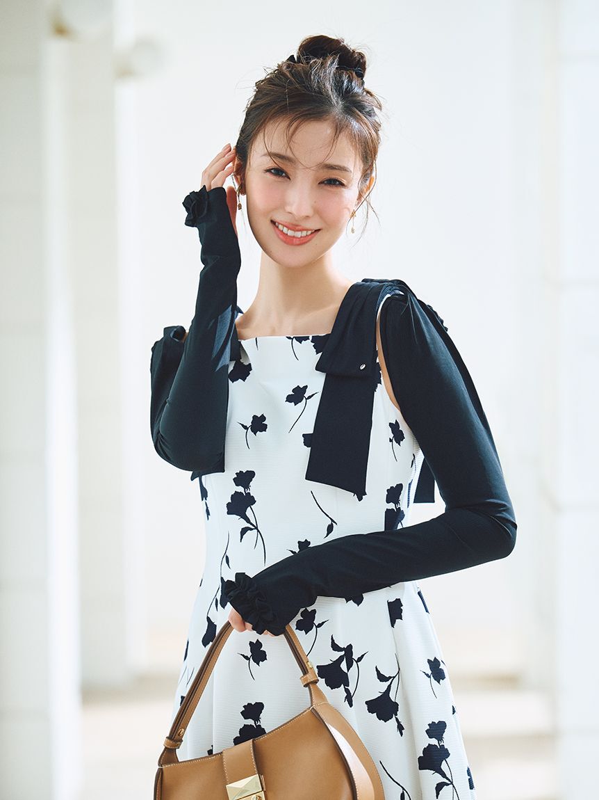 CELFORD「【多機能素材】ラッシュガードショルダーリボンワンピース」|ワンピース|