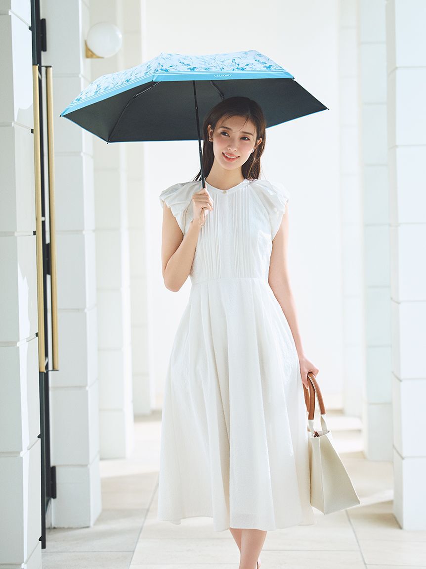 CELFORD「【洗える】バルーンスリーブシャツワンピース」|ワンピース|IVR