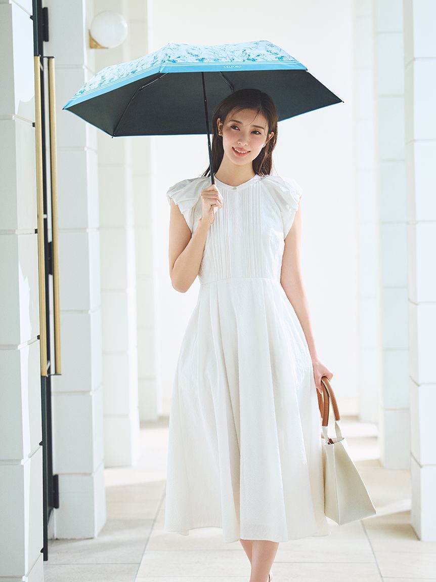 CELFORD「【洗える】バルーンスリーブシャツワンピース」|ワンピース|