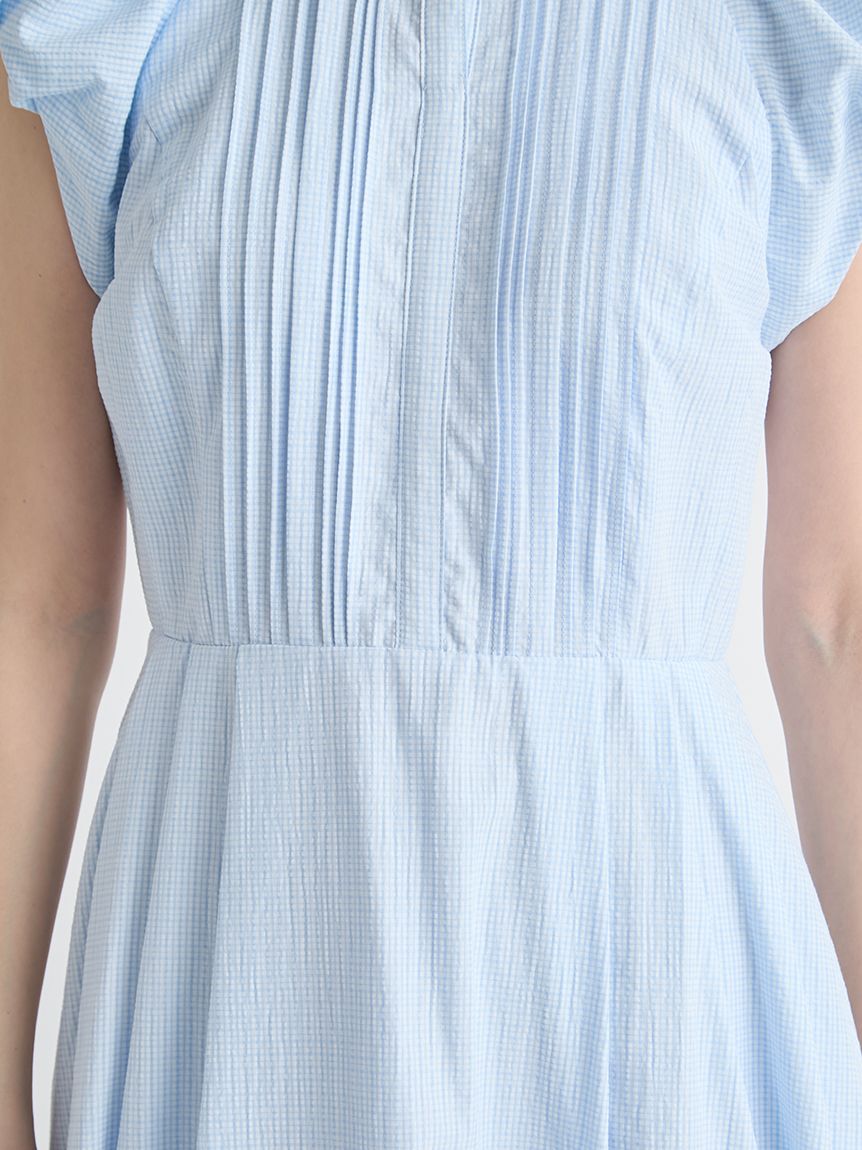 CELFORD「【洗える】バルーンスリーブシャツワンピース」|ワンピース|