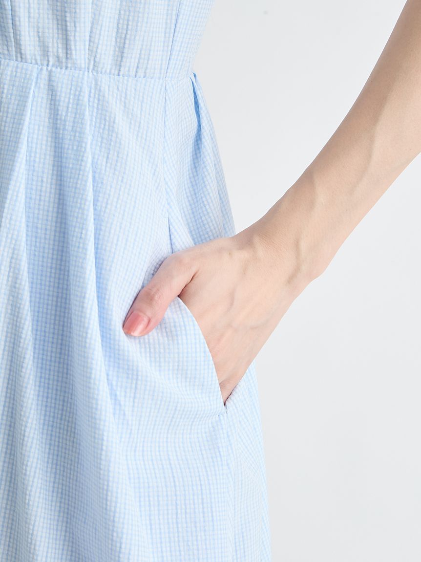 CELFORD「【洗える】バルーンスリーブシャツワンピース」|ワンピース|