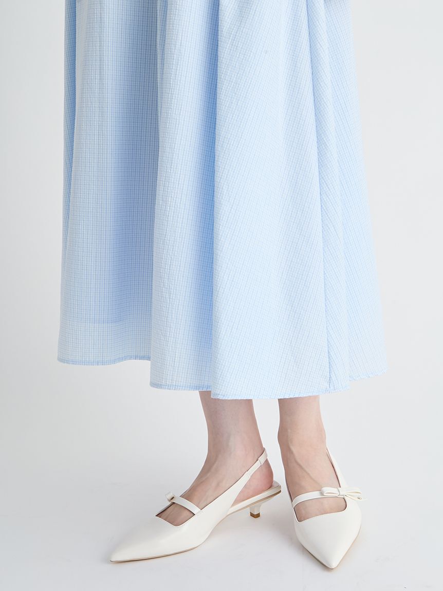 CELFORD「【洗える】バルーンスリーブシャツワンピース」|ワンピース|