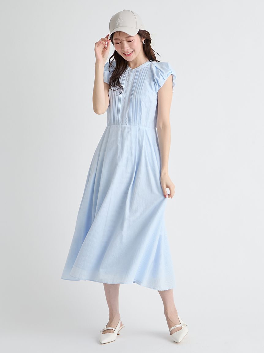 CELFORD「【洗える】バルーンスリーブシャツワンピース」|ワンピース|