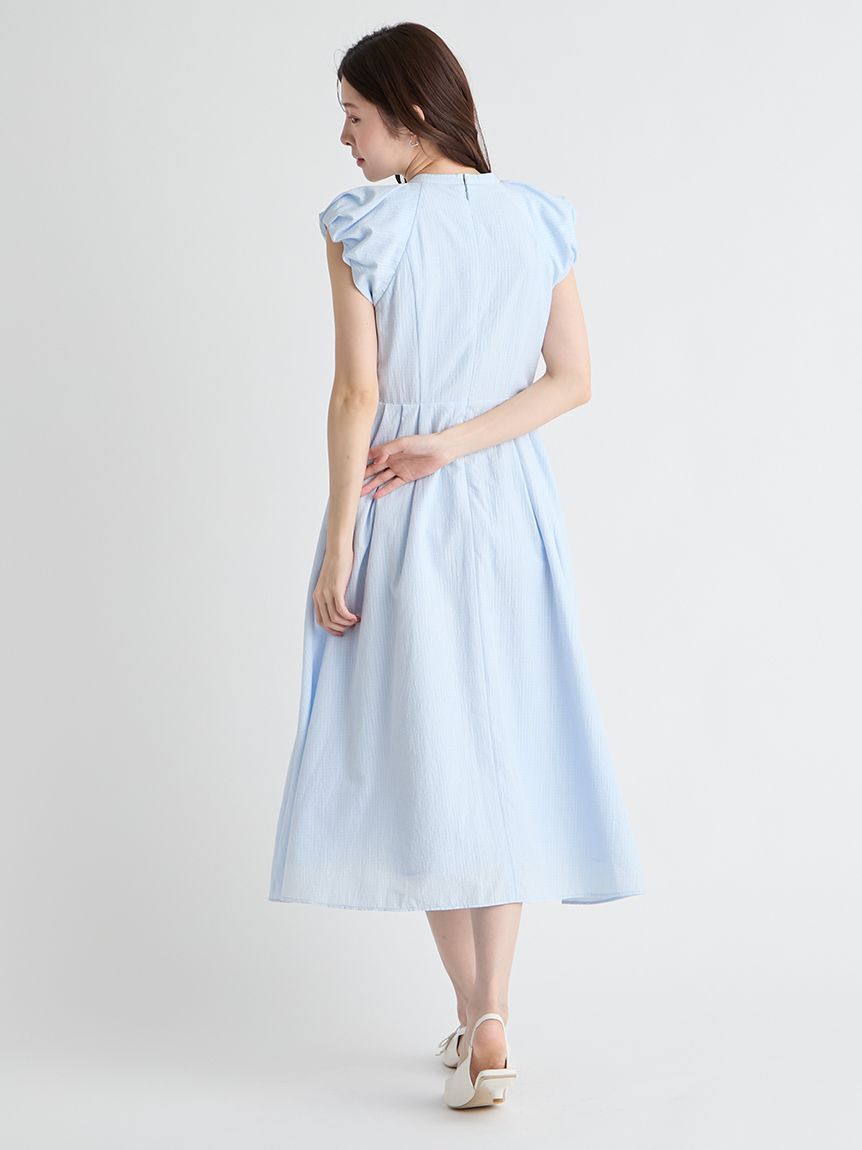 CELFORD「【洗える】バルーンスリーブシャツワンピース」|ワンピース|