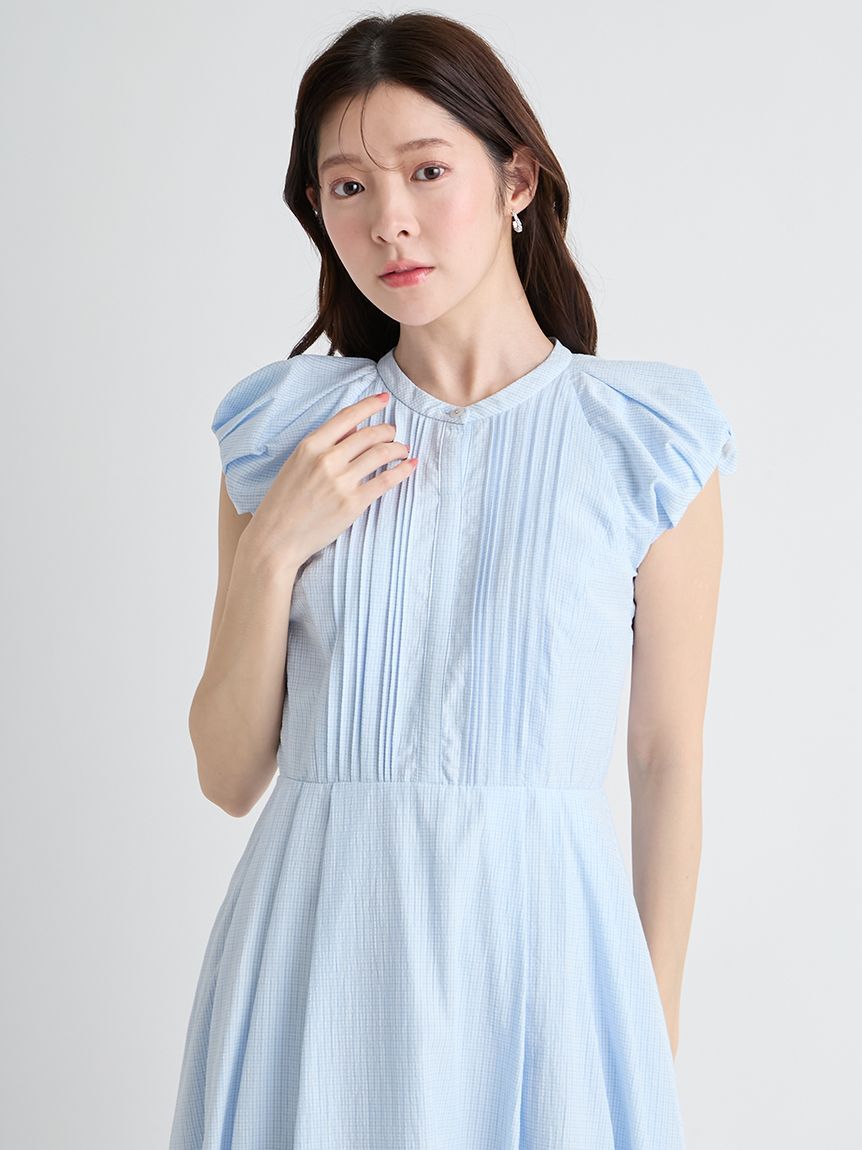 CELFORD「【洗える】バルーンスリーブシャツワンピース」|ワンピース|