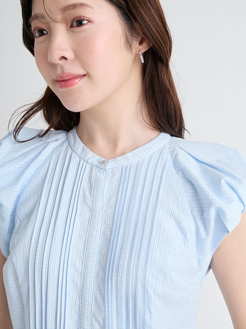 CELFORD「【洗える】バルーンスリーブシャツワンピース」|ワンピース|