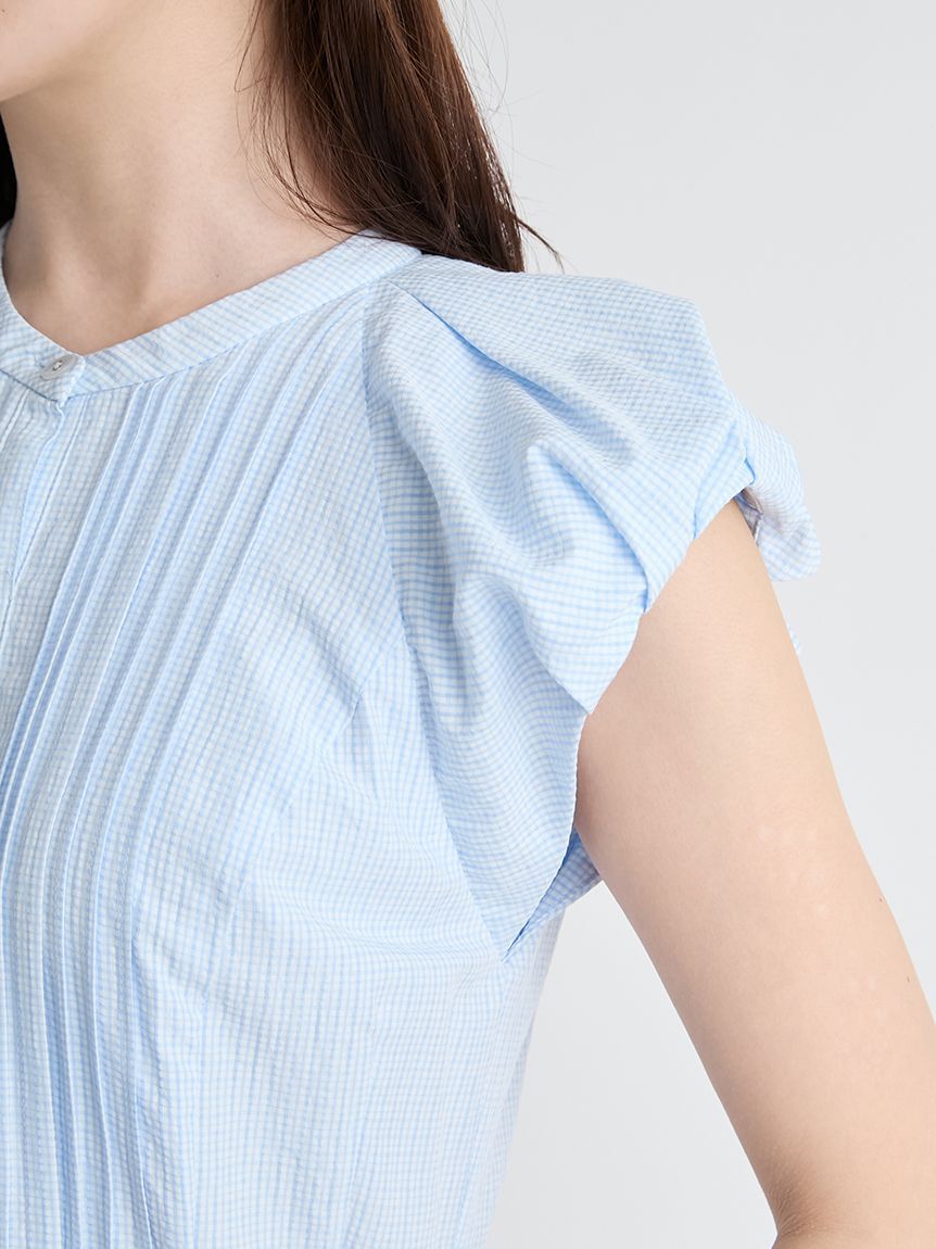 CELFORD「【洗える】バルーンスリーブシャツワンピース」|ワンピース|