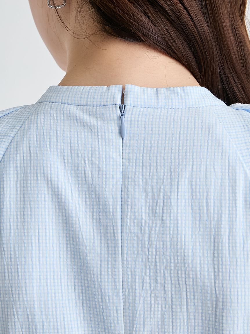 CELFORD「【洗える】バルーンスリーブシャツワンピース」|ワンピース|